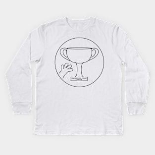 Participation Trophy Records Kids Long Sleeve T-Shirt